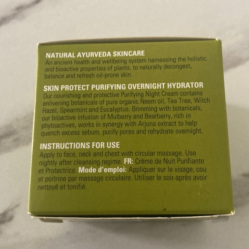 Purifying Protecting Night Cream — Green - Picture 6 of 15
